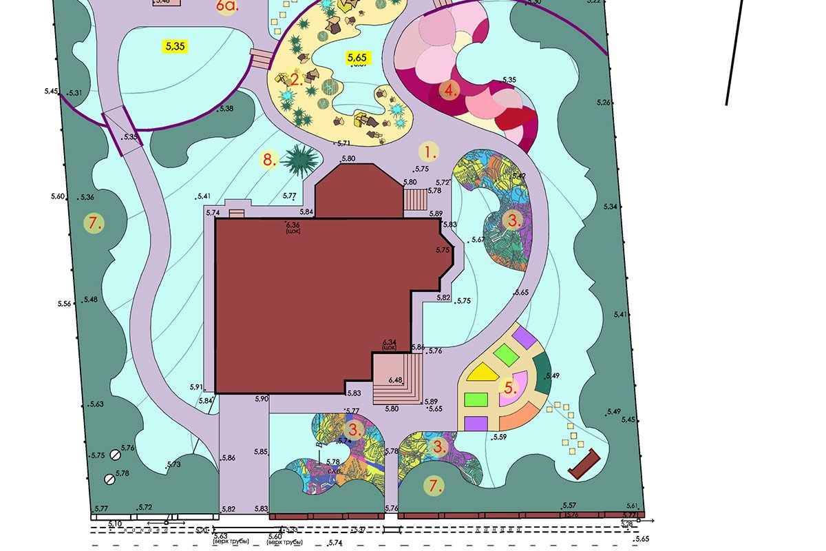 Эскиз 1 к проекту участка